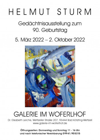 Helmut Sturm Gedächtnisausstellung zum 90. Geburtstag