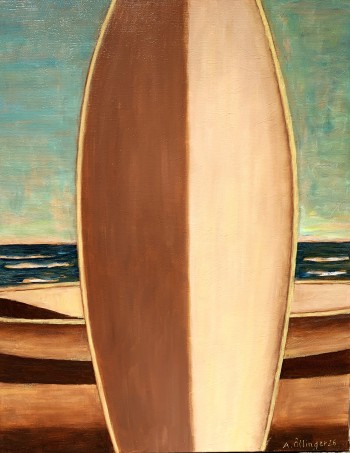 Nr. 1 Schale und Meer 2026 Öl a. Lw. 100 x 80 cm