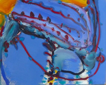 Nr. 4 Bauchtanz 1997 Öl a. Lw. 40 x  50 cm