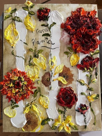 Nr. 6 Cara Pianta I 2024-2026 Öl a. Lw. 42 x 32 cm