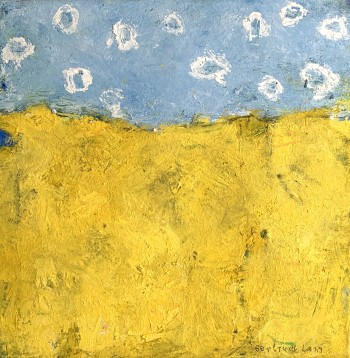 Nr. 5 Glücklicher Himmel Mischt. a. Lw. 40 x 40 cm