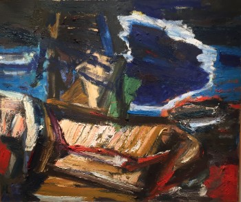 Nr. 20 o.T. 2002 - 2005 Öl a. Sperrholz 100 x 120 cm