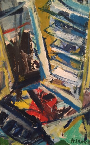 Nr. 13 o.T. 2004 Öl a. Sperrholz 127 x 83 cm