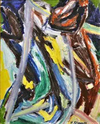 Nr. 50 HS-1357 2004 Öl a. Hartf. 100 x 80 cm