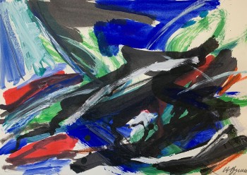 Nr. 62 o.T.  2006 Gouache a. Pap.  29,5 x 42 cm