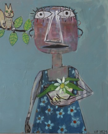 Nr. 1 Hells bells 2021 Öl a. Lw. 120 x 100 cm