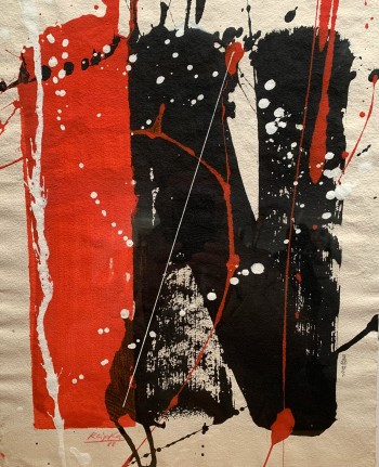 Nr. 61 II (25) 88 G P 1988 Gouache 44 x 35 cm