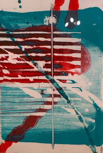 Nr. 29 I (71) 2001 M PA 2001 Monotypie 30 x 20 cm