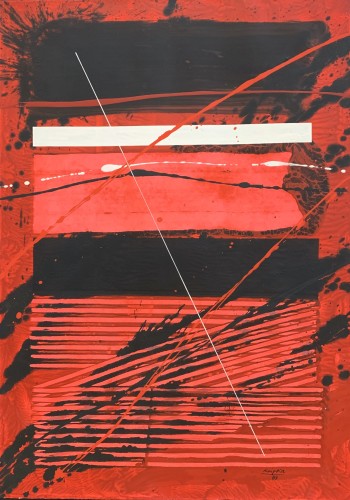 Nr. 51 o.T. 1992 Gouache 108 x 76 cm