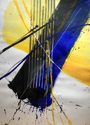 Nr. 56 III (66) 98 G PI 8-8 1998 Monotypie 76 x 55 cm