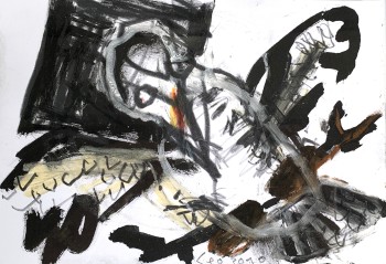 Nr. 35 o.T. 2010 Acryl a. Pap. 18 x 24 cm