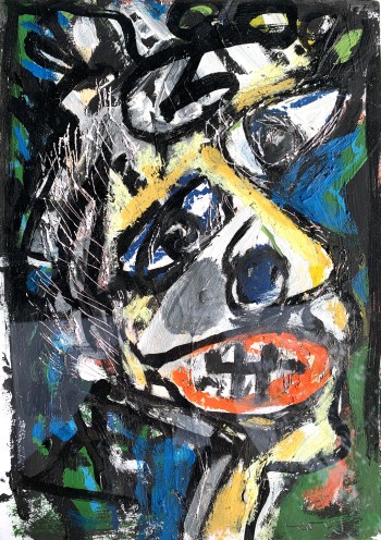 Nr. 28 o.T. 2009 Acryl a. Pap. 35 x 25 cm