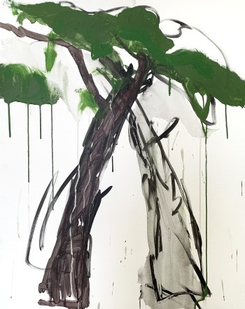 Nr. 18 Baumstudie III 2017 Acryl a. Lw. 100 x 80 cm