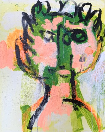 Nr. 19 Daphne 2021 Acryl a. Lw. 100 x 80 cm