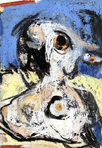 Nr. 27 o.T. 2013 Acryl a. Pap. 35 x 25 cm