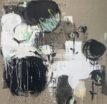 Nr. 3 Vaso vuoto 2025 Acryl a. Lw. 125 x 125 cm