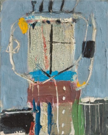 Nr. 8 Kopf 5  2019  Öl a. Lw. 50 x 40 cm