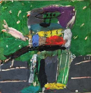 Nr. 1 o.T. 2017-20 Öl a. Lw. 20 x 20 cm