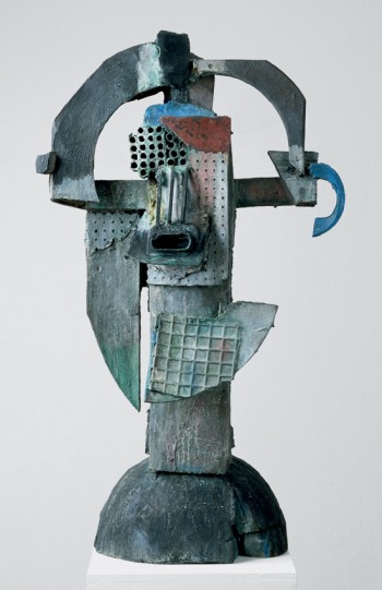 Nr. 20 Luftiger Kopf 2010 Bronze 90 x 50 x 25 cm
