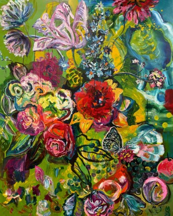 Nr. 1 WV 950 Farfalla 2024 Acryl a. Lw. 150 x 120 cm