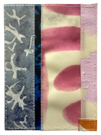 Nr. 2 Serie Sichtbar 2023-2024 Tusche, Pigmente, Wachs a. Pap.