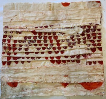 Nr. 9 Bollenarbeit Nr 902  2024 Öl a. Lw. 36 x 39 cm