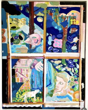 Nr. 2 Fenster 2025 Acryl a. Lw. 90 x 70 cm