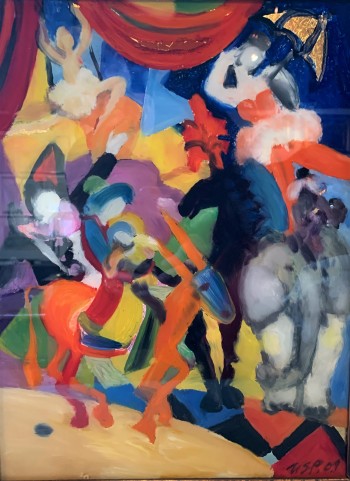 Nr. 9 Roncalli mio Amore 2009 Hinterglasmalerei 40 x 31 cm